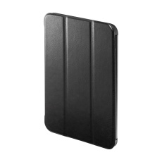 【PDA-IPAD1807BK】iPad mini 2021 ソフトレザーケース(ブラック)