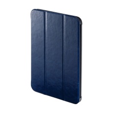 【PDA-IPAD1807BL】iPad mini 2021 ソフトレザーケース(ブルー)