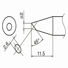 【T33-SSBC2】こて先 2SSBC型