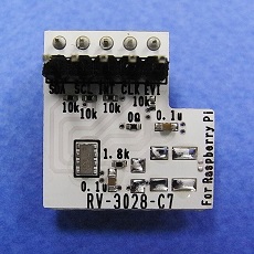 【RV3028-RASPI】Raspberry Pi用超低消費電流リアルタイムクロックモジュール基板