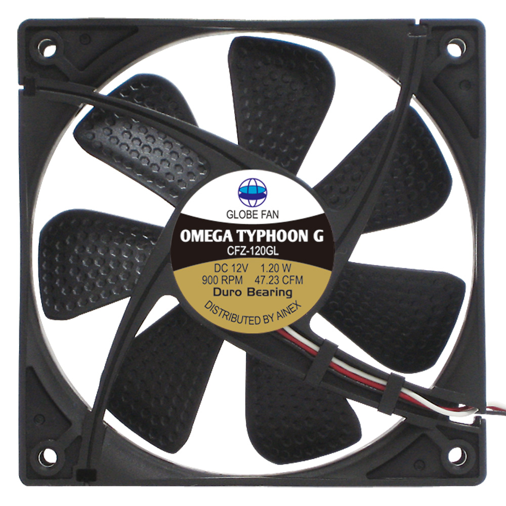 【CFZ-120GLB】OMEGA TYPHOON G 120mm 究極静音タイプ