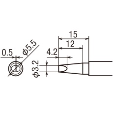 【PX-2RT-3.2D】PX-2RTシリーズこて先