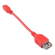 【CAB-14276】microUSB-B - USB Aソケット(12.7cm)