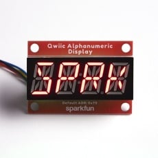 【COM-16916】SparkFun Qwiic Alphanumeric Display - Red