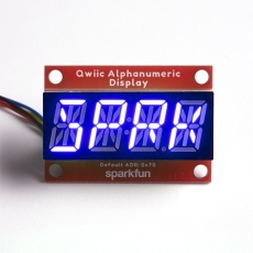 【COM-16917】SparkFun Qwiic Alphanumeric Display - Blue