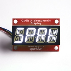【COM-18565】SparkFun Qwiic Alphanumeric Display - White