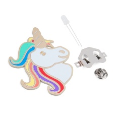 【KIT-14639】Unigeek ユニコーンはんだ付けバッジキット