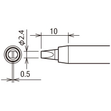 【RX-80HRT-PH2.4D】替こて先 RX-80GASPH用 封紙