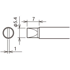 【RX-80HRT-PH5.4D】替こて先 RX-80GASPH用 封紙