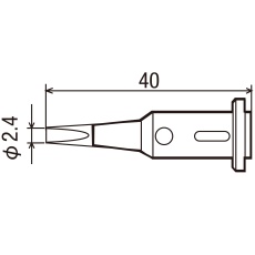 【GP-501RT-2.4D】替こて先 GP-501用