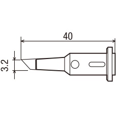 【GP-501RT-3.2C】替こて先 GP-501用