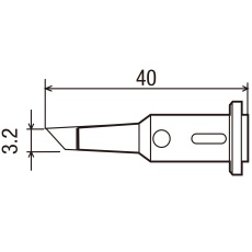 【GP-501RT-3.2C】替こて先 GP-501用