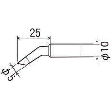 【PX-40RT-5CJ】替こて先 PX-401/HRC-401用