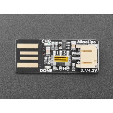 【ADA-1304】Adafruit USB端子に直接つながるリチウムイオン電池充電器
