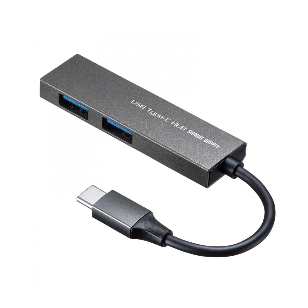 【USB-3TCH24SN】USB Type-C 2ポートスリムハブ