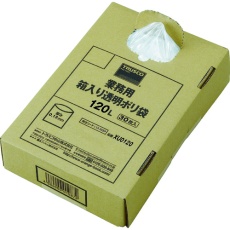 【XU0120】まとめ買い 業務用ポリ袋 透明・箱入 0.15×120L (30枚入)