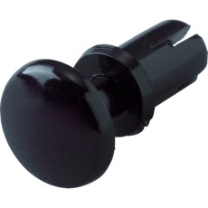 【TPR3055-BK】プッシュリベット 板厚3.0～4.0mm 穴径3.1Φ 長さ5.5 黒 50個入