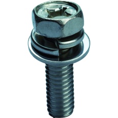 【Y336-0815】座金・ばね座金組込十字穴付六角ボルト SUS M8X15 10本入