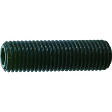 【B63-1675】六角穴付き止めネジ 平先 スチール M16X75 2本入