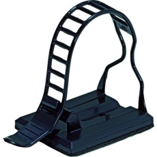 【TL-25AB-BK】ケーブルクランプベルトタイプ 結束径5～25Φ 黒 10個入