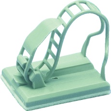 【TL-25A-GY】ケーブルクランプベルトタイプ 結束径5～25Φ グレー 10個入