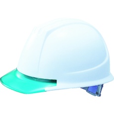 【DPM-141JW/GN】ヘルメット バイザー透明グリーン ホワイト