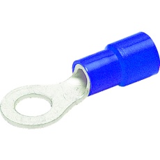 【T-TMEX2-5】環境配慮型絶縁被覆付圧着端子丸形φ5.3長さ22.5 (25個入)