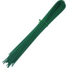 【TUAW-450-GN】錆びに強いU字被覆結束線 緑色 450mm 約210g