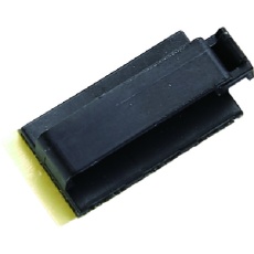 【OSC18-10】省スペース用ワンタッチケーブル固定クリップ 粘着テープ 結束径18mm 10個入