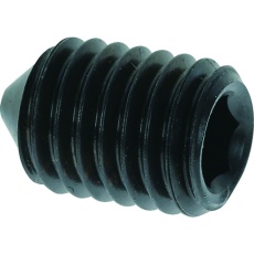 【B127-1015】六角穴付き止めねじ トガリ先M10X15 11本入