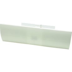 【AW-W1】エアコン風よけカバー ホワイト シボ加工タイプ