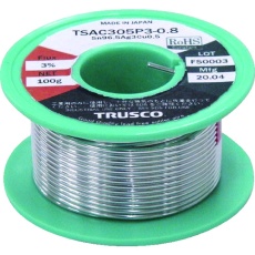 【TSAC305P3-0.8】鉛フリーやに入りはんだ 100G巻0.8