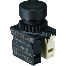 【25P-1A1BM-BK】押しボタンスイッチ Φ25 1a-1b 黒