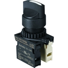 【25S-902-1A1B-W】セレクタスイッチ Φ25 90°2ノッチ 1a-1b 白