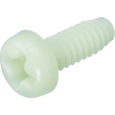 【BRENY-PHM3X6】ガラス繊維強化ポリアミドMXD6 RENY白 十字穴付ナベ小ネジ M3X6 50本入