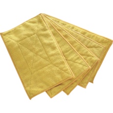 【MFCT5P-Y】マイクロファイバーカラー雑巾(5枚入) 黄