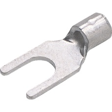 【T-2Y-3.5】裸圧着端子先開形φ3.7長さ15.8 (45個入)