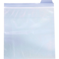 【TCBI-A-9-GY】チャック付ポリ袋(インデックス付)100枚入 グレー