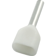 【FTT0508-W】フェルール圧着端子 絶縁スリーブ付き ツインタイプ 0.5-8 100個入