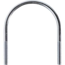 【TSGP2-BTM6-50A】SGP用Uボルト 三価ユニクロ 呼び径50A ねじ径M6