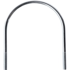 【TSGP2-BTM8-100A】SGP用Uボルト 三価ユニクロ 呼び径100A ねじ径M8