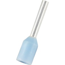 【FT0206-LB】フェルール圧着端子 絶縁スリーブ付き 0.25-6 100個入