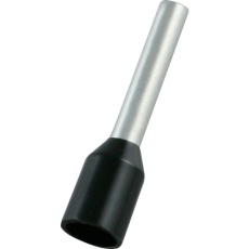 【FT1510-BK】フェルール圧着端子 絶縁スリーブ付き 1.5-10 100個入