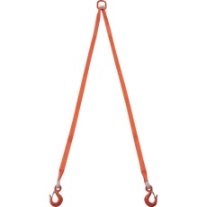 【G35-2P20】2本吊ベルトスリングセット 35mm幅X2m 吊り角度60°時荷重1.72t(最大使用荷重2t)