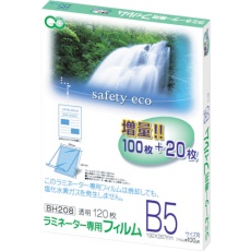 【BH-208】アスカ ラミネーター専用フィルム120枚 B5サイズ用