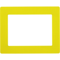 【403113】緑十字 路面用区画標識(A4用紙対応タイプ) 黄 YKH-A4Y 312×398mm 裏テープ付