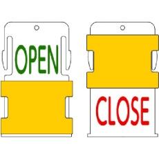 【AIST3-EN】IM スライド表示タグ OPEN CLOSE (OPEN - 緑文字 / CLOSE - 赤文字)