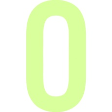 【AILUMI50-O】IM 中輝度蓄光カッテイング文字 英字 O