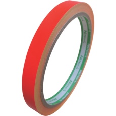【LK-10R】日東エルマテ 蛍光テープ 10mm×5m レッド