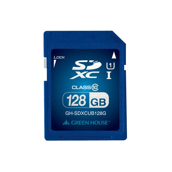 【GH-SDXCUB128G】SDXCメモリーカード UHS-I クラス10 128GB